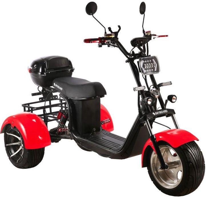 Электроскутер трехколесный CityCoco SkyBoard Trike BR60-3000 PRO Электроскутер трехколесный CityCoco SkyBoard Trike BR60-3000 PRO